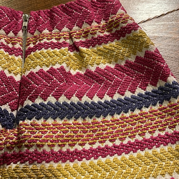 NWOT Anthropology Nomad Morgan Carper Woven Skirt - Picture 6 of 7